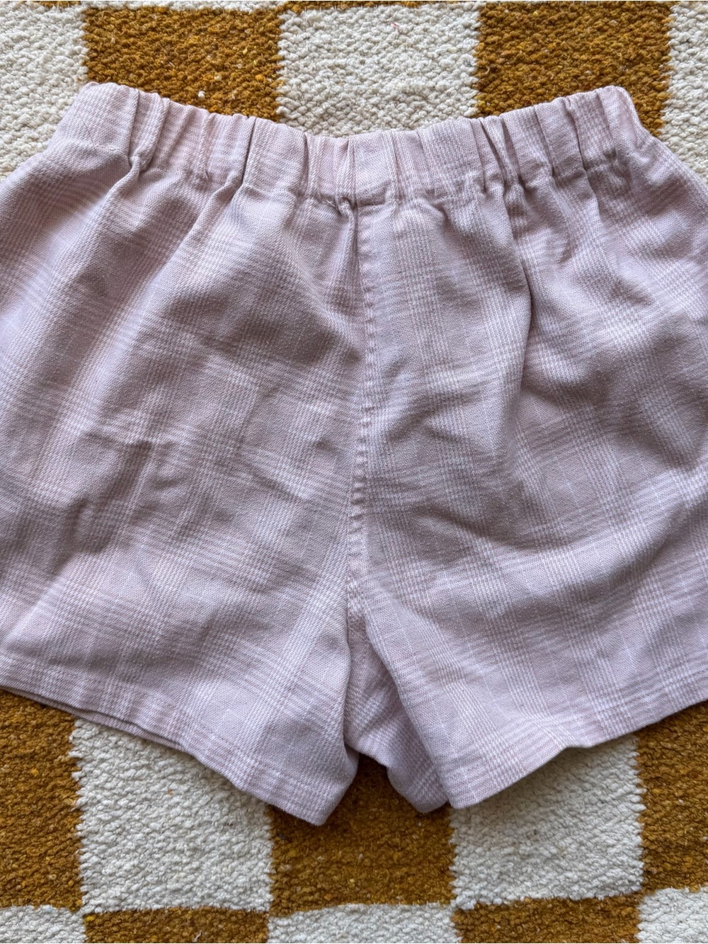 Brandy Melville Pale Lilac Elastic Waist Shorts